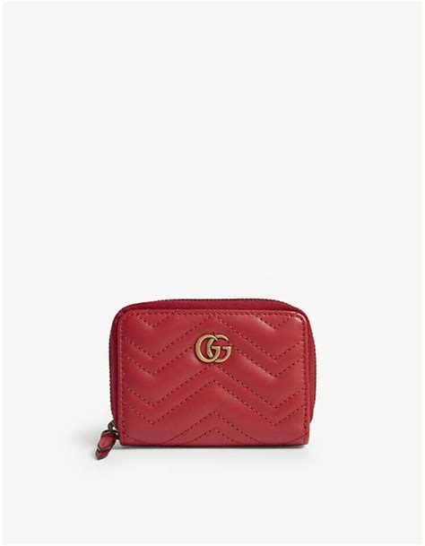 gucci marmont zip wallet small|Gucci Marmont wallet men's.